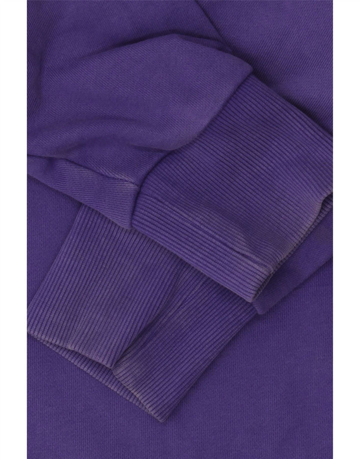 Diesel Herren Grafik-Sweatshirt-Pullover, kleines lila Baumwoll-Logo