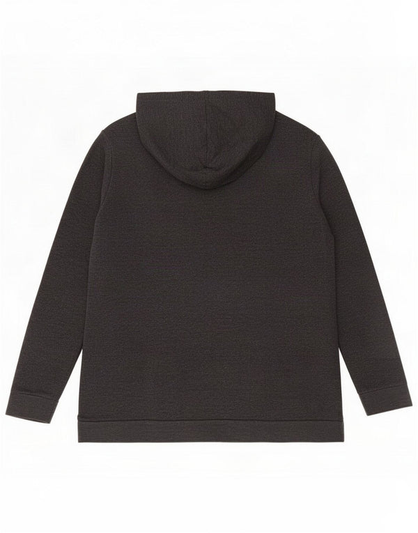 Eddie Bauer Damen Kapuzenpullover mit Reißverschluss, UK 18 XL, graue Baumwolle