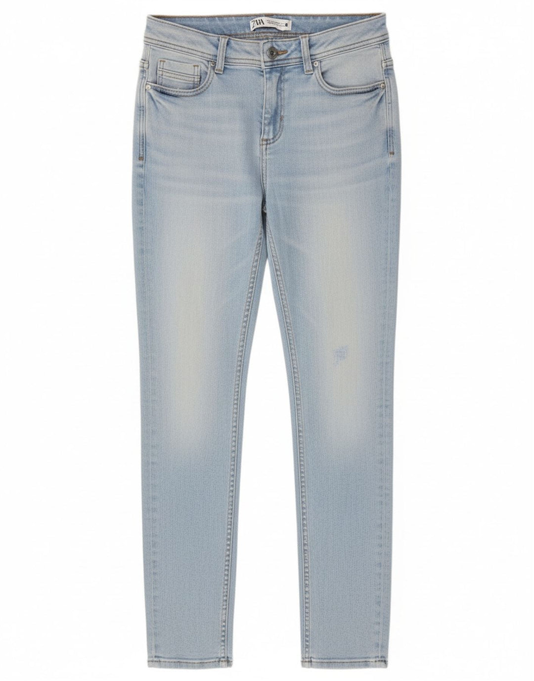 Zara Damen Skinny Jeans EU 36 Small W26 L27 Blau