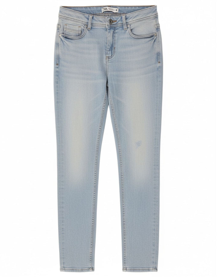 Zara Damen Skinny Jeans EU 36 Small W26 L27 Blau