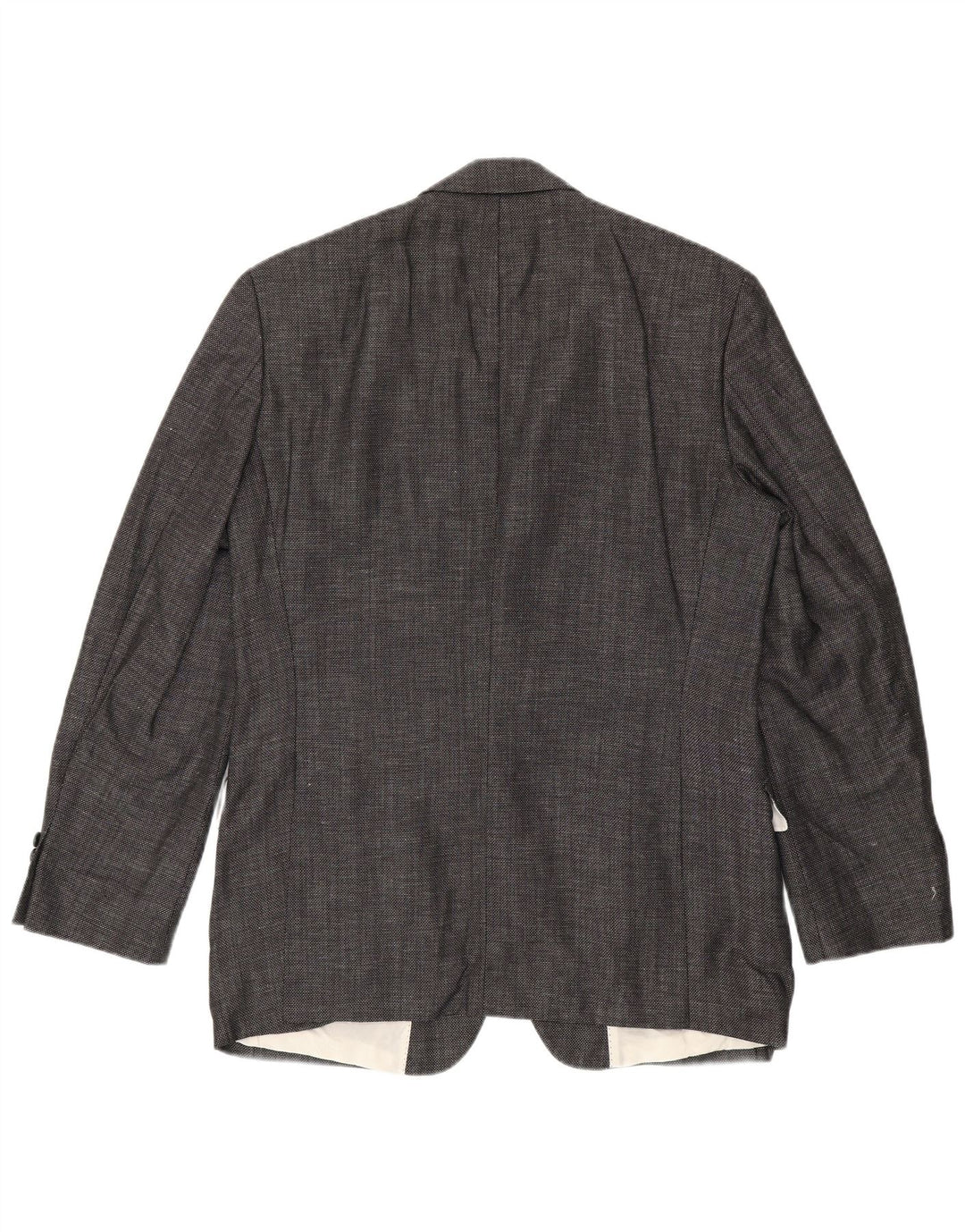 Hugo Boss Herren-Blazer mit 2 Knöpfen, EU 50, große graue Schurwolle