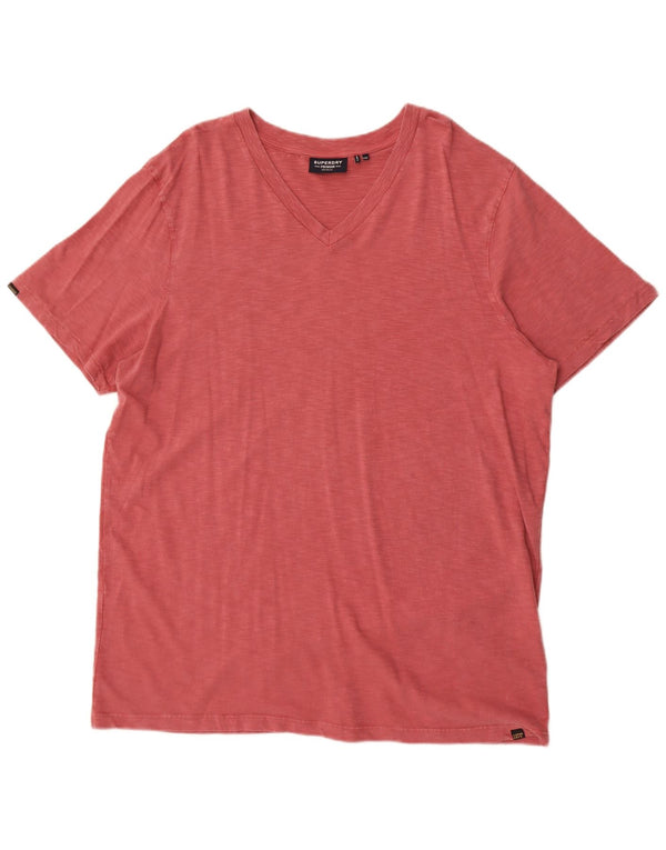 Superdry Herren T-Shirt Top 2XL Rot