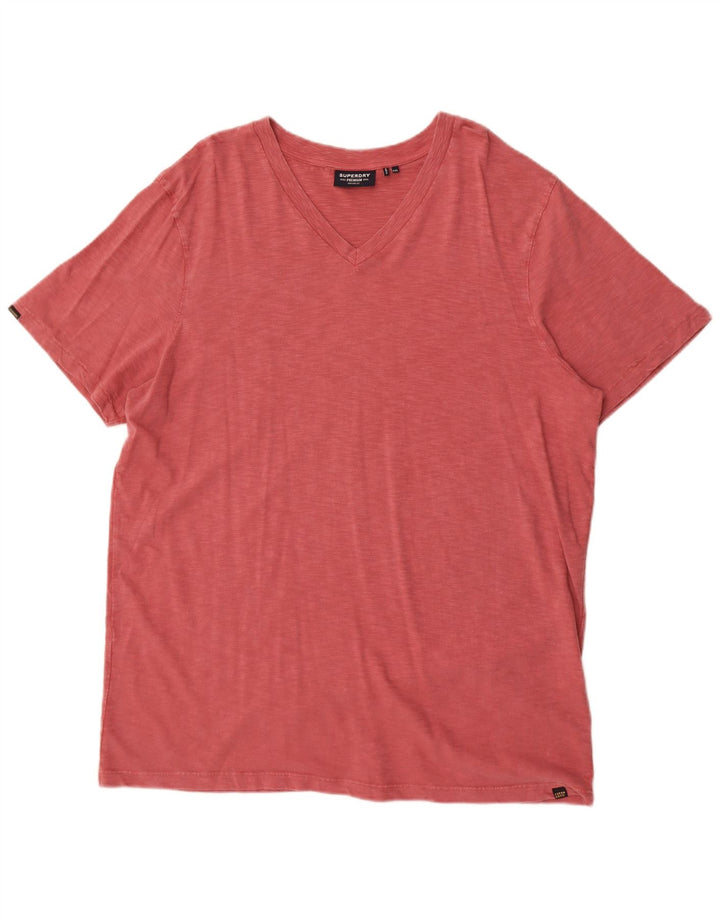 Superdry Herren T-Shirt Top 2XL Rot