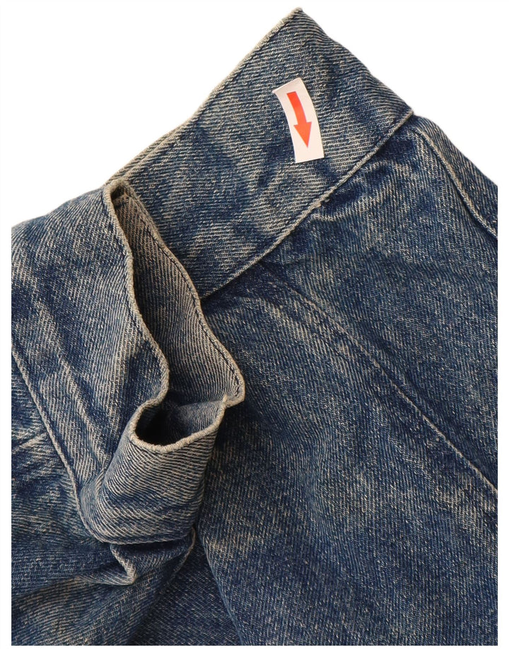 POP 84 Herren Jeansjacke UK 42 XL Blaue Baumwolle