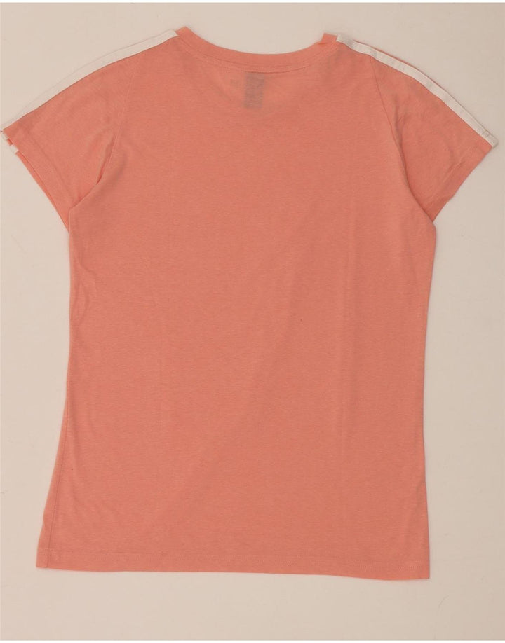 Adidas Damen T-Shirt Top UK 10 Small Pink