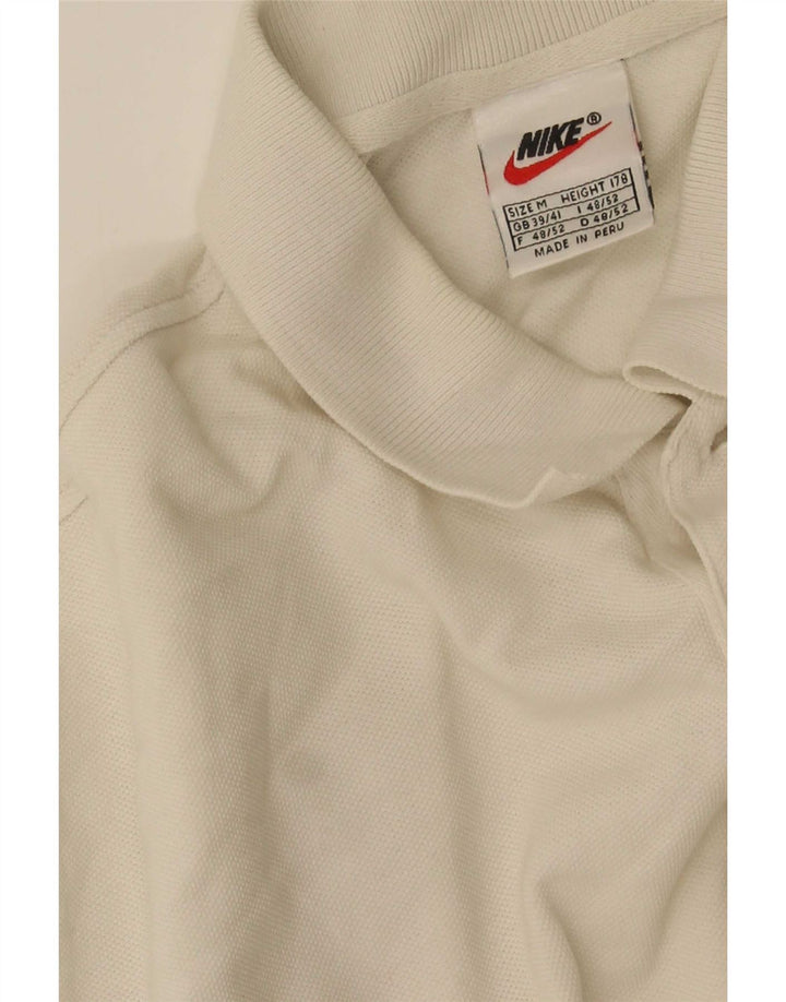 Nike Herren Poloshirt UK 39/41 Medium Weiß