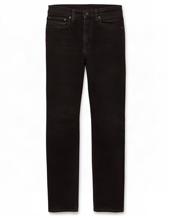 Levi's Herren 512 Slim Tapered Jeans W32 L34 Schwarze Baumwolle
