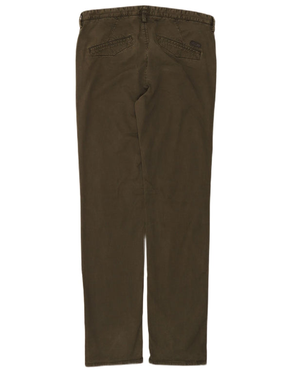 Hugo Boss Herren Slim Chinohose IT 48 Medium W32 L32 Khaki Baumwolle