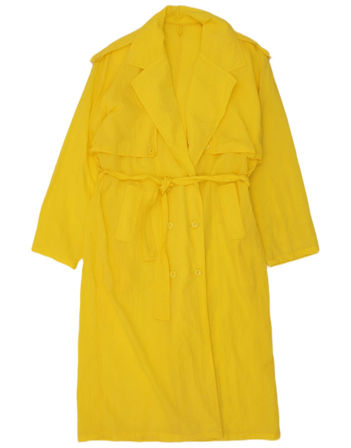 Vintage Damen Trenchcoat UK 14 Mittelgelb