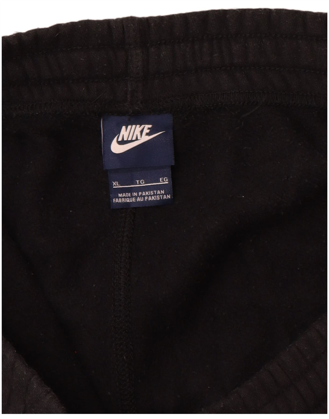 Nike Herren-Trainingshose XL, schwarze Baumwolle