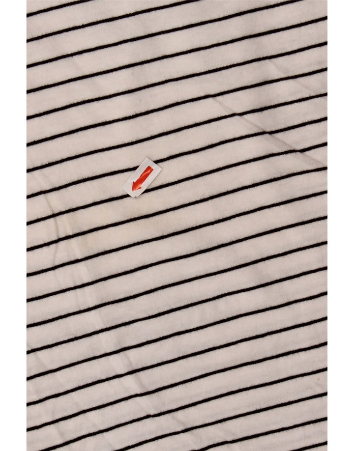 CALVIN KLEIN JEANS T-Shirt-Oberteil für Mädchen, 14–15 Jahre, Größe L, weiß gestreift