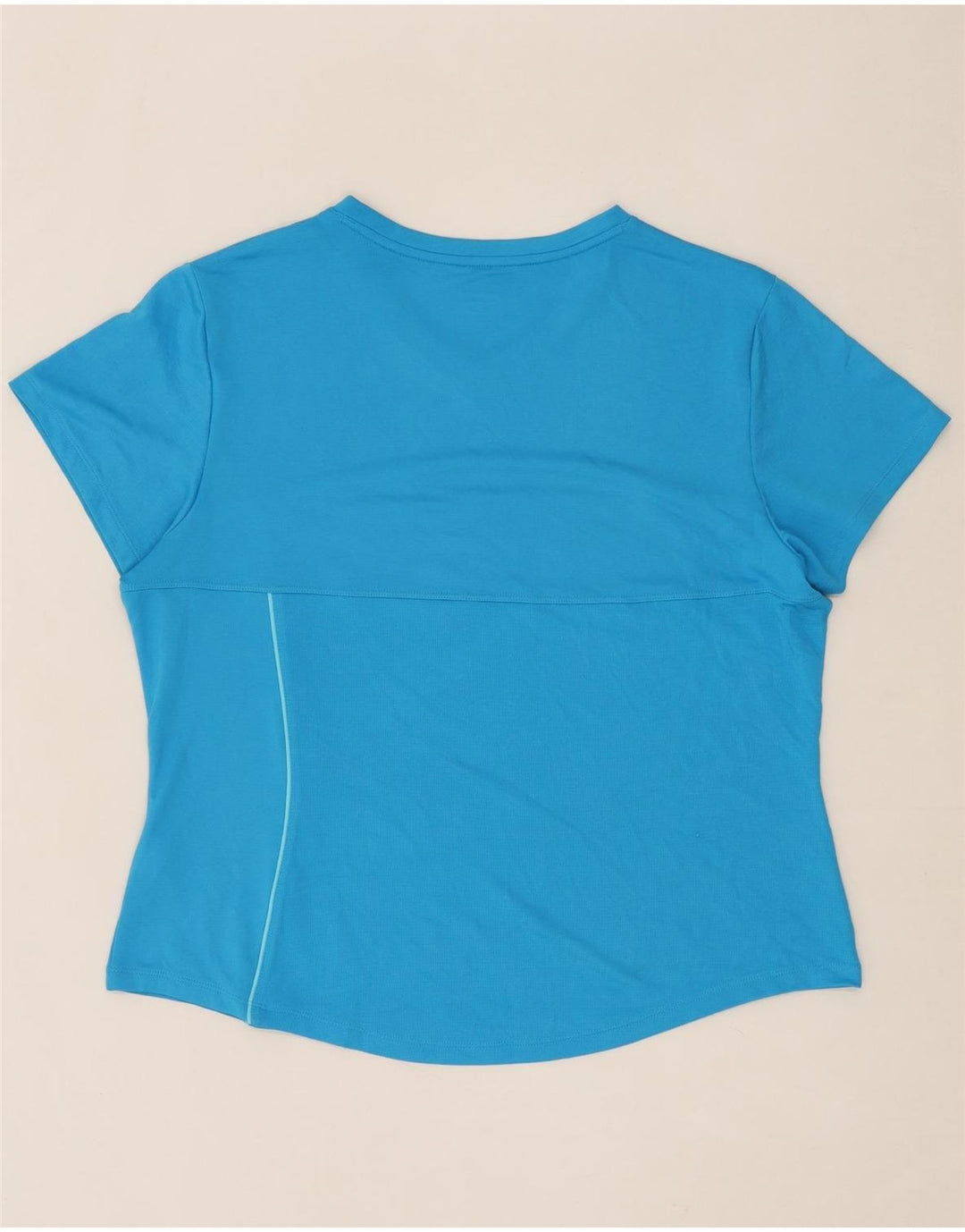 REEBOK Womens T-Shirt Top UK 18 XL Blue Polyester Vintage Reebok and Second-Hand Reebok from Messina Hembry 