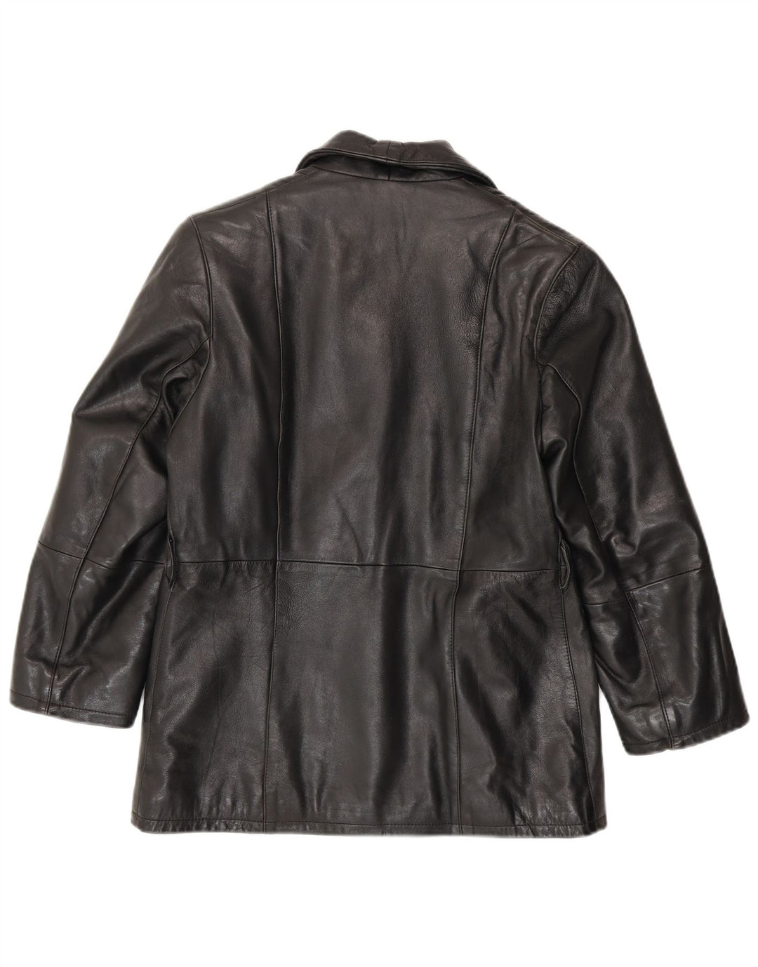 Arianna Damen Lederjacke IT 42 Mittelschwarzes Leder