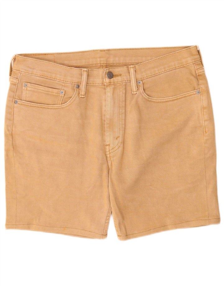 Levi's Herren 514 Denim Shorts W34 Large Beige Baumwolle
