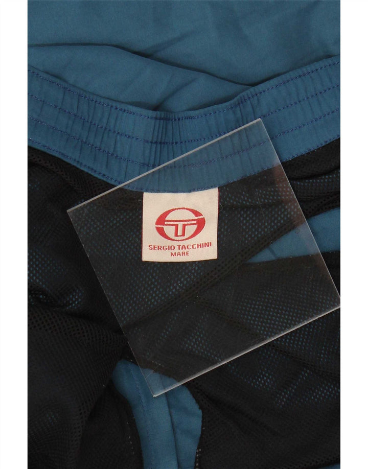Sergio Tacchini Herren Badeshorts 2XL Blau Polyester