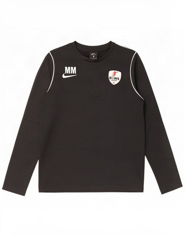 Nike Jungen Bows Soccer Graphic Top Langarm 13–14 Jahre XL Schwarz