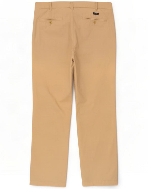 Marks & Spencer Herren Blue Harbour Pegged Chino Hose W34 L31 Beige