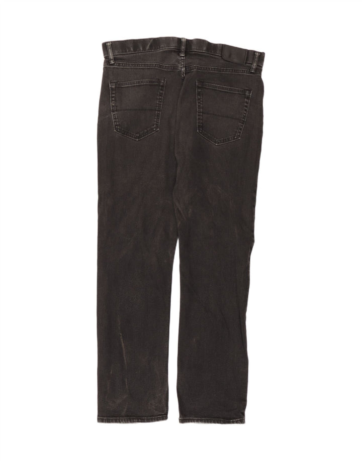 Marks & Spencer Damen Regular Straight Jeans W36 L31 Graue Baumwolle