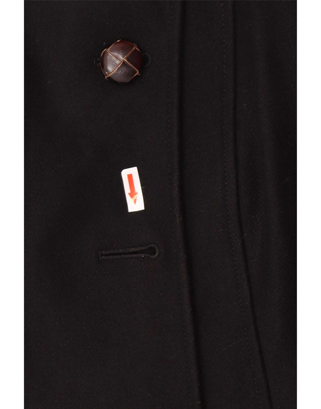 Patrizia Pepe Damen Trenchcoat IT 42 Mittelschwarze Wolle