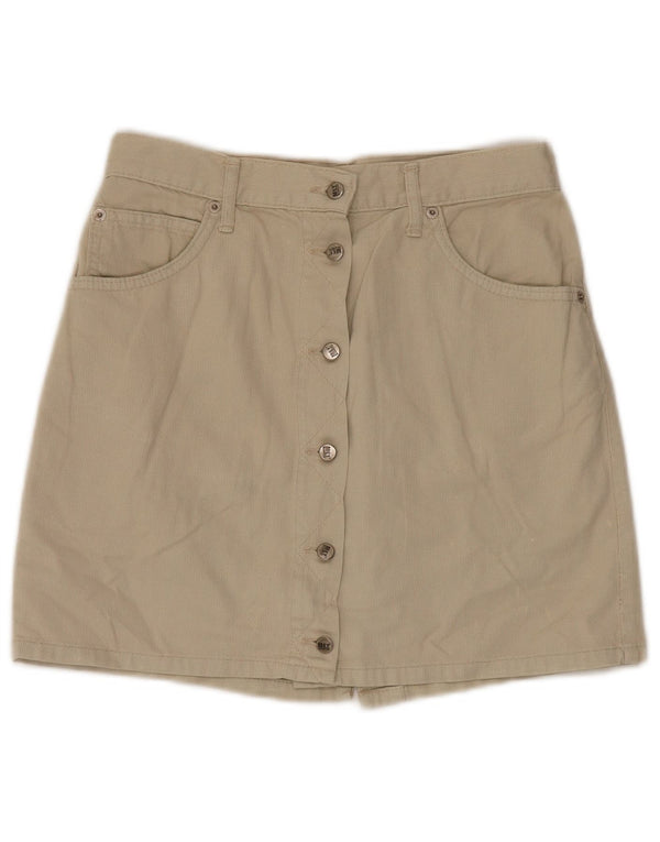 Metropolitan Damen-A-Linien-Rock, W30, mittelbeige Baumwolle