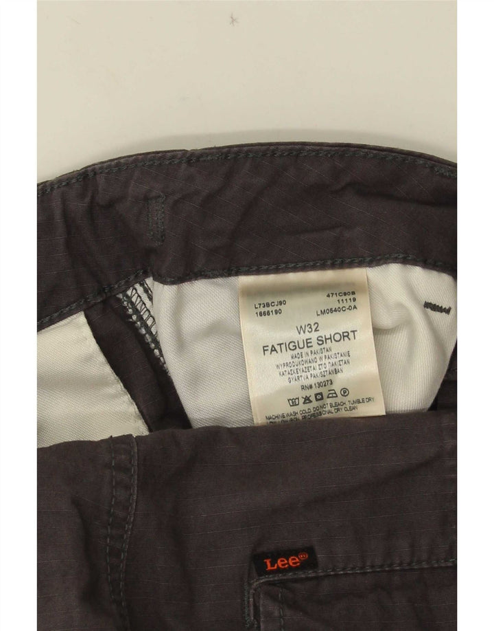 Lee Herren Cargoshorts W32 mittelgraue Baumwolle