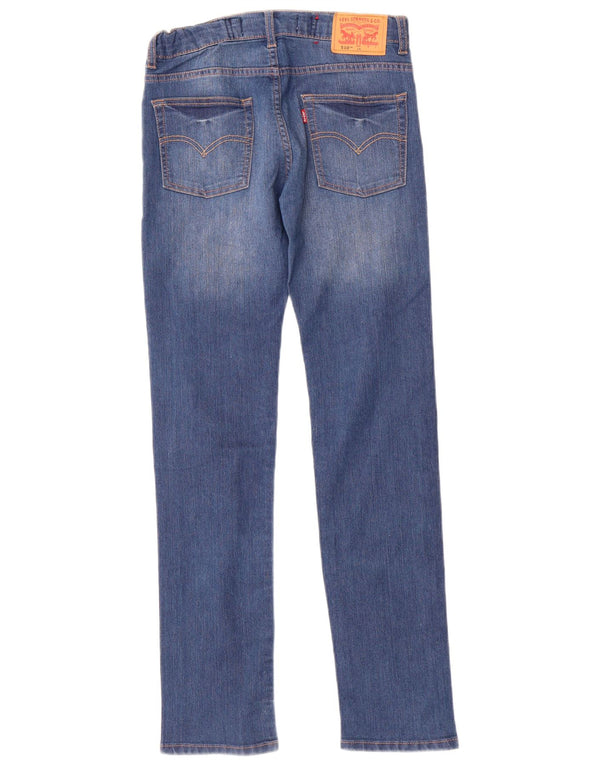 Levi's Mädchen 510 Skinny Jeans 13–14 Jahre W28 L30 Blaue Baumwolle