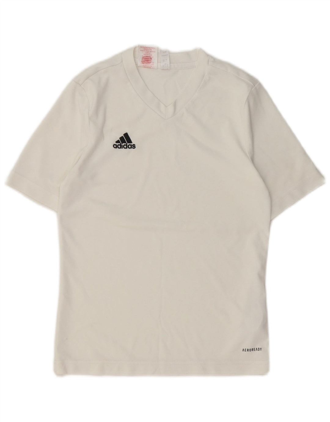 Adidas Jungen Aeroready T-Shirt Top 11–12 Jahre, weißes Polyester