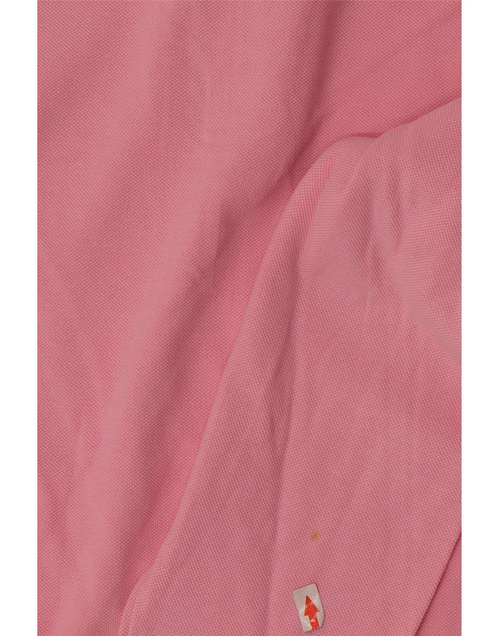 North Sails Herren-Langarm-Poloshirt, groß, rosa, Baumwolle