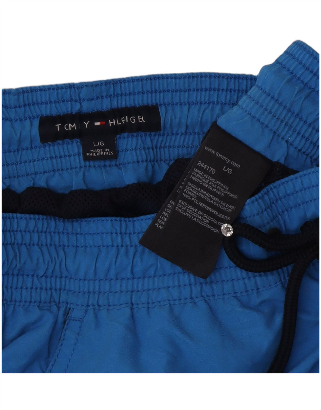 Tommy Hilfiger Herren-Badeshorts, groß, blau, Polyester