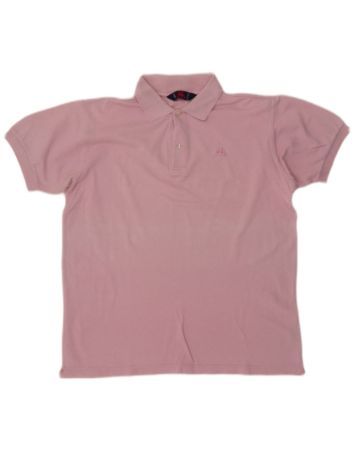 KAPPA Herren Poloshirt Mittelrosa Baumwolle