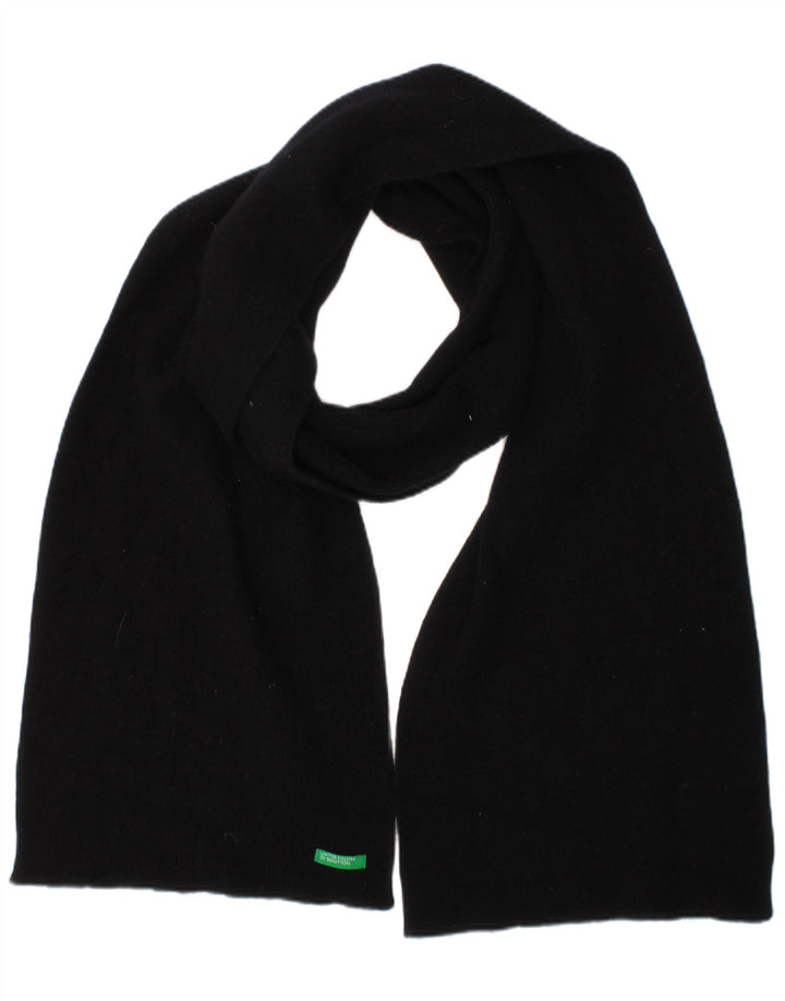 Under Colors of Benetton Damen-Rechteckschal, Einheitsgröße, Schwarz, klassisch