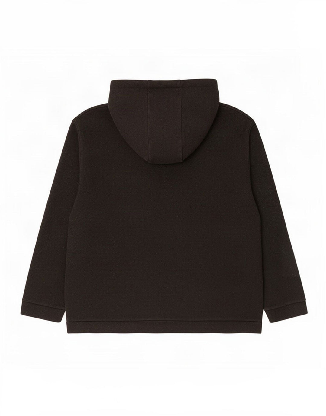 Fila Herren-Fleecepullover mit grafischem Reißverschluss und Kragen, groß, aus schwarzem Polyester