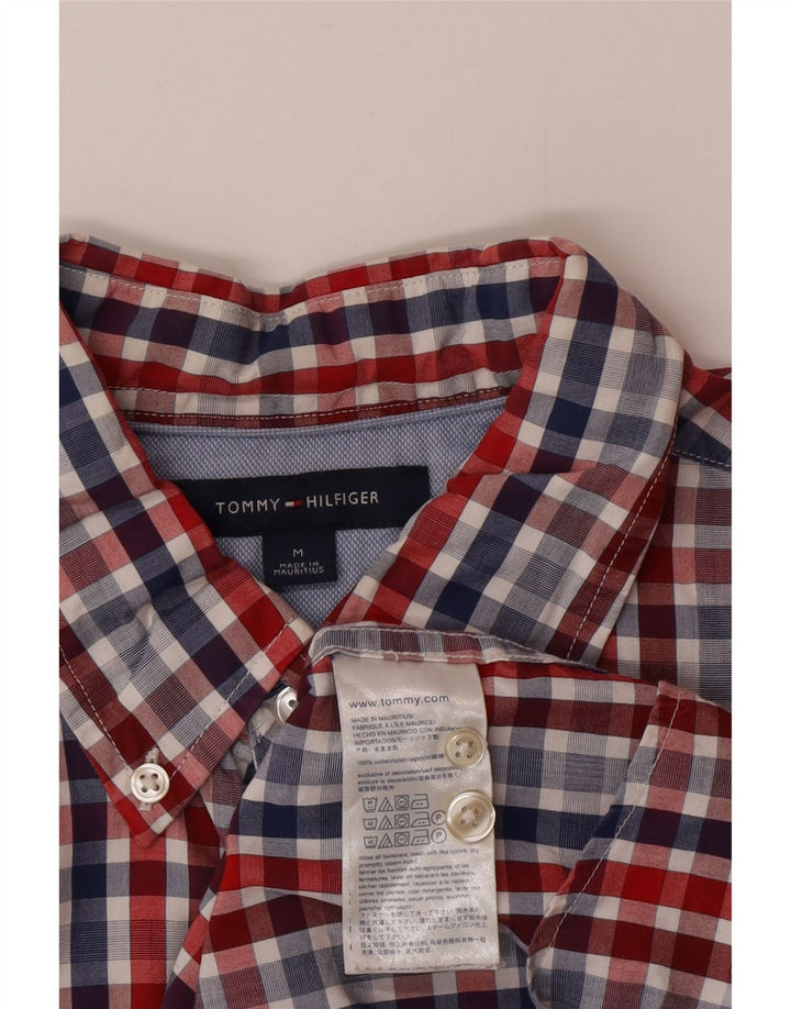 Tommy Hilfiger Herrenhemd, mittelgroß, mehrfarbig, Gingham-Baumwolle