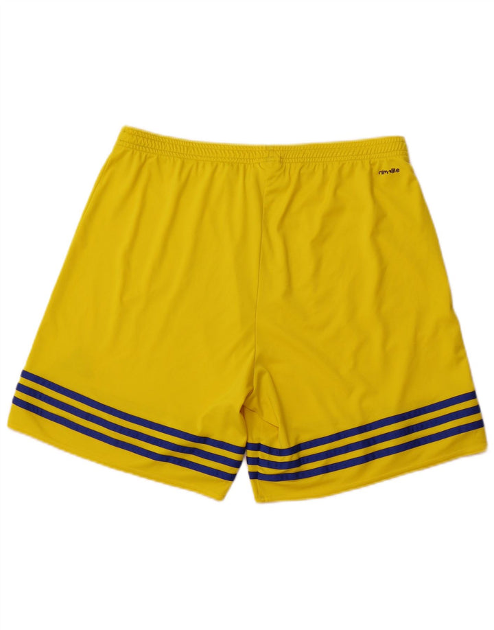 ADIDAS Herren Climalite Sport Shorts XL Gelb Polyester