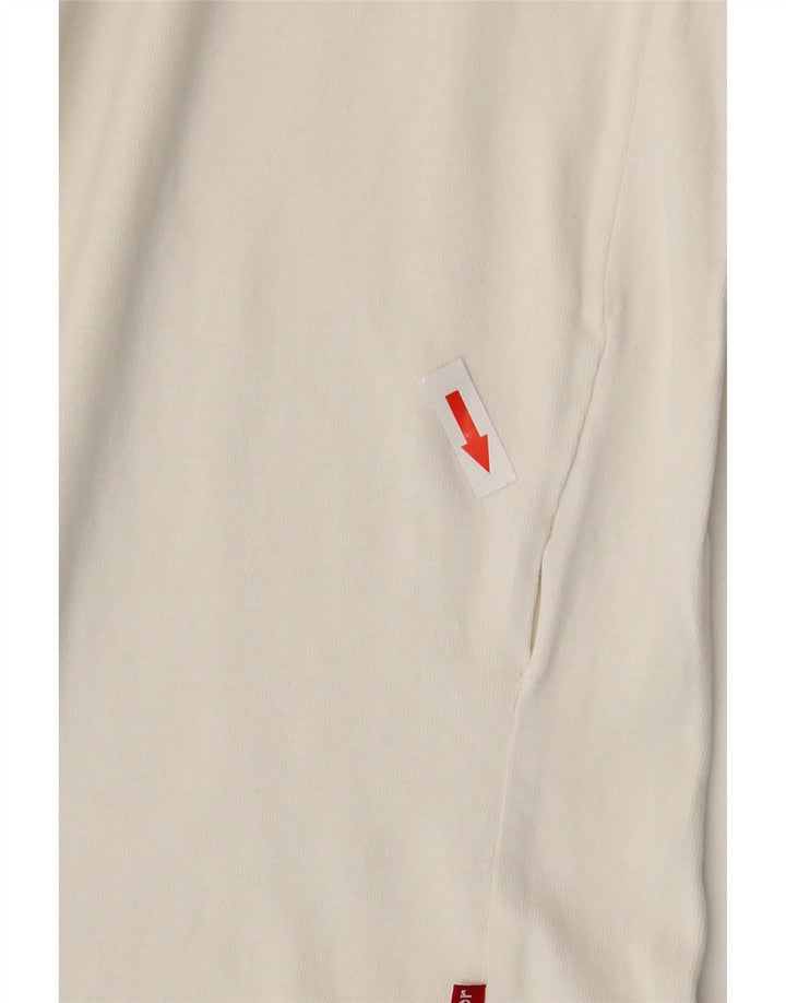 Levi's Herren-T-Shirt mit Grafik, Größe L, Weiß