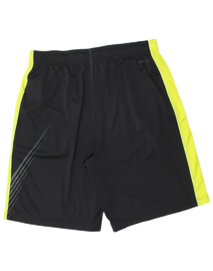 Nike Herren-Sportshorts, Größe S, Schwarz, Colourblock-Polyester