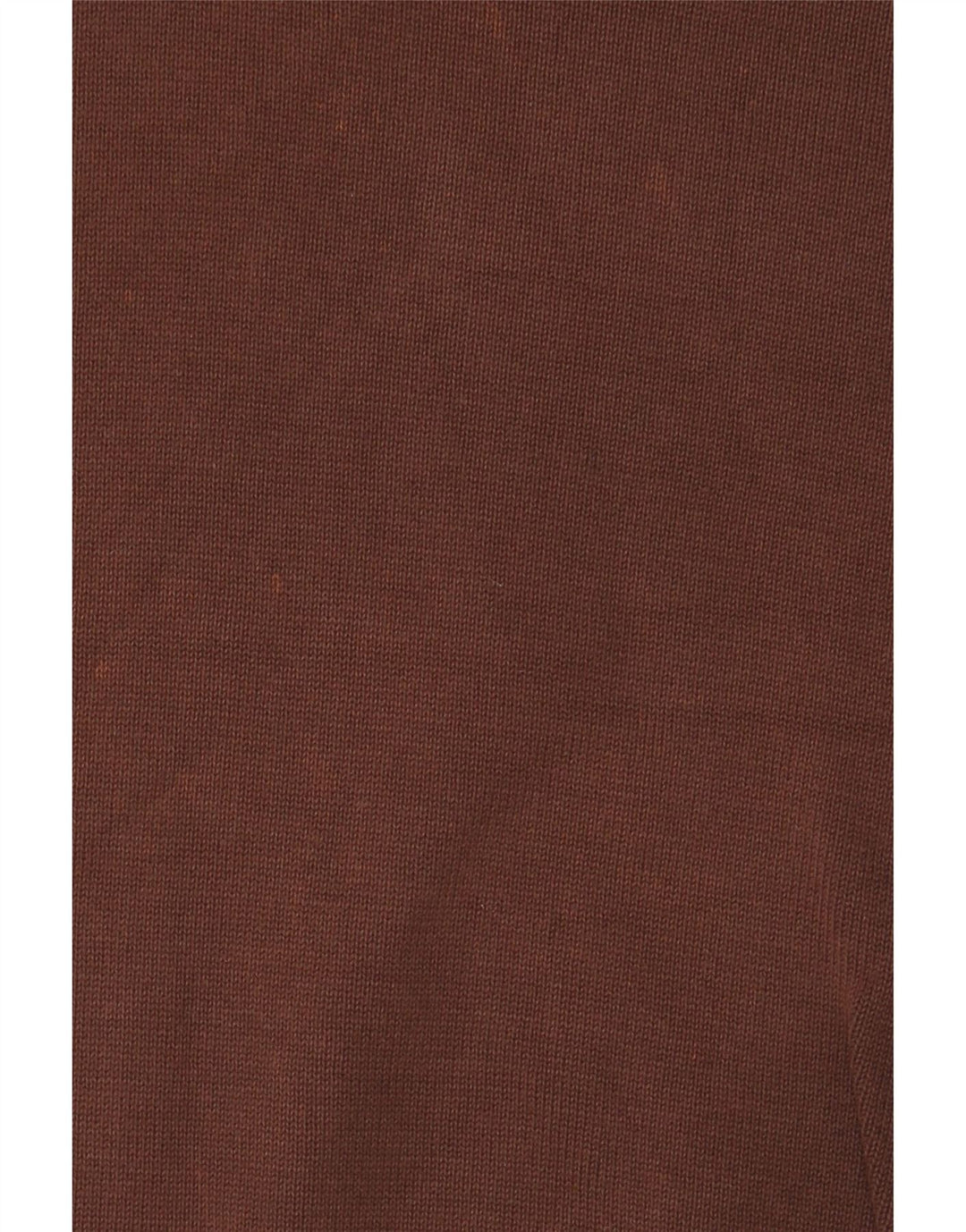 Zara Herren-Pullover mit V-Ausschnitt, XL, braune Baumwolle