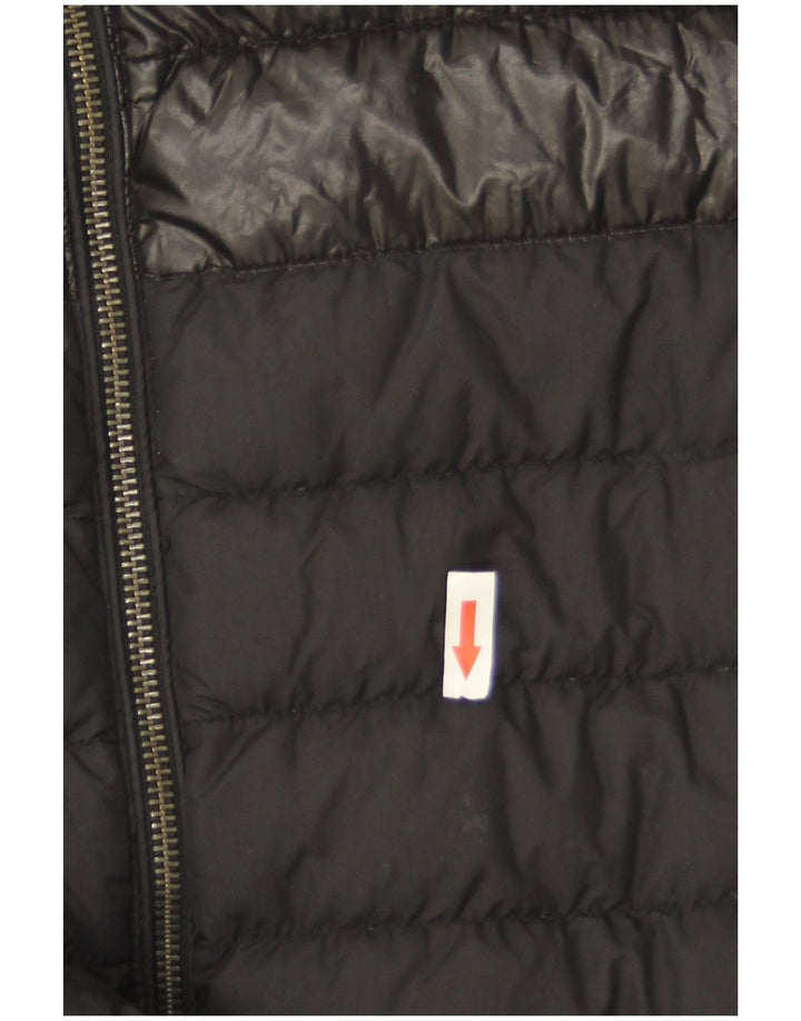 Ciesse Piumini wattierte Herrenjacke mit Kapuze, UK 40, mittelschwarz