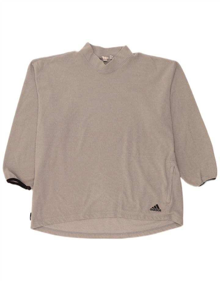 Adidas Herren Climawarm Fleece Pullover XL Grau Polyester