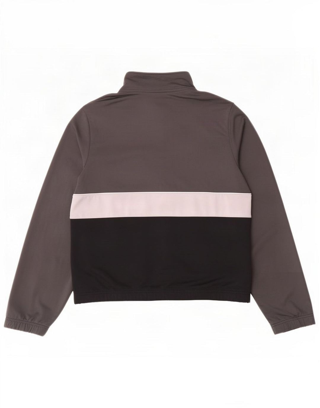 Nike Herren-Trainingsoberteil, Jacke, Größe S, Grau, Farbblock-Polyester