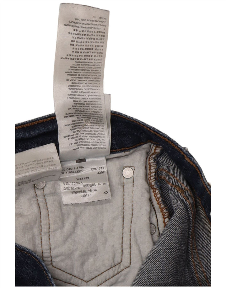 Levi's Herren 511 Tapered Slim Jeans W32 L32 Blaue Baumwolle