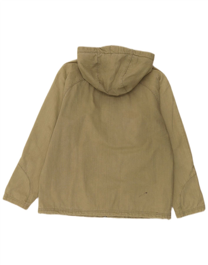Weird Fish Herren-Bomberjacke mit Kapuze, UK 40, große Khaki-Baumwolle