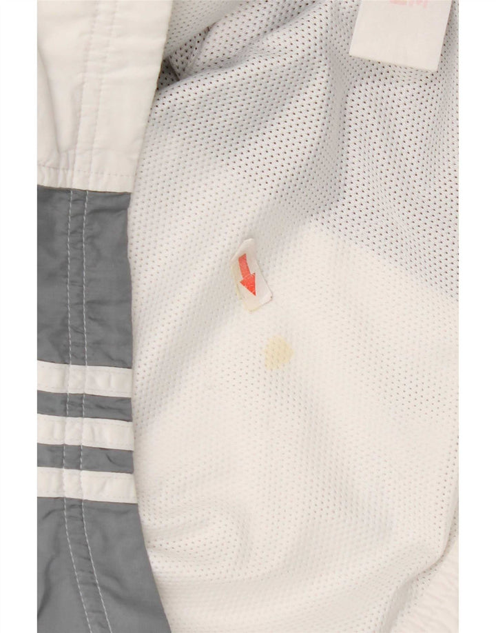 Adidas Damen-Trainingsanzug-Top-Jacke, UK 10, Größe S, Grau, Farbblock
