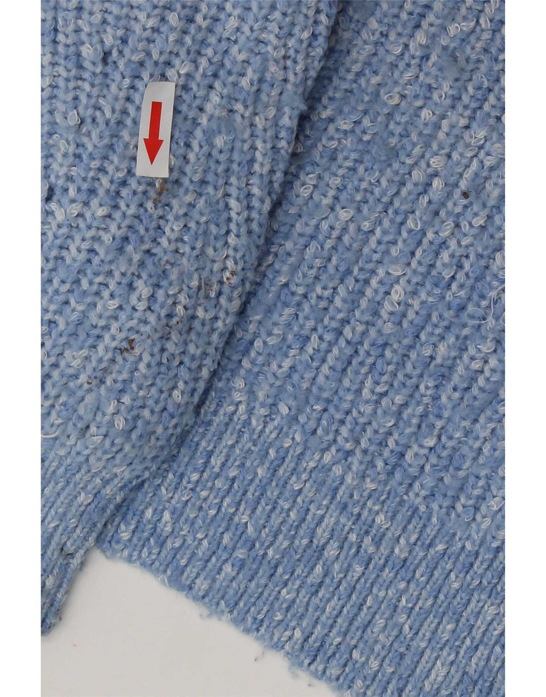 Marks & Spencer Damen-Pullover mit Rundhalsausschnitt, Gr. 10, Größe S, Blau meliert