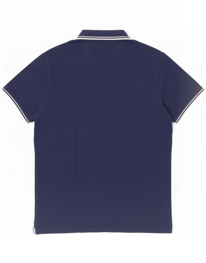 Champion Herren-Poloshirt, groß, Marineblau gestreift