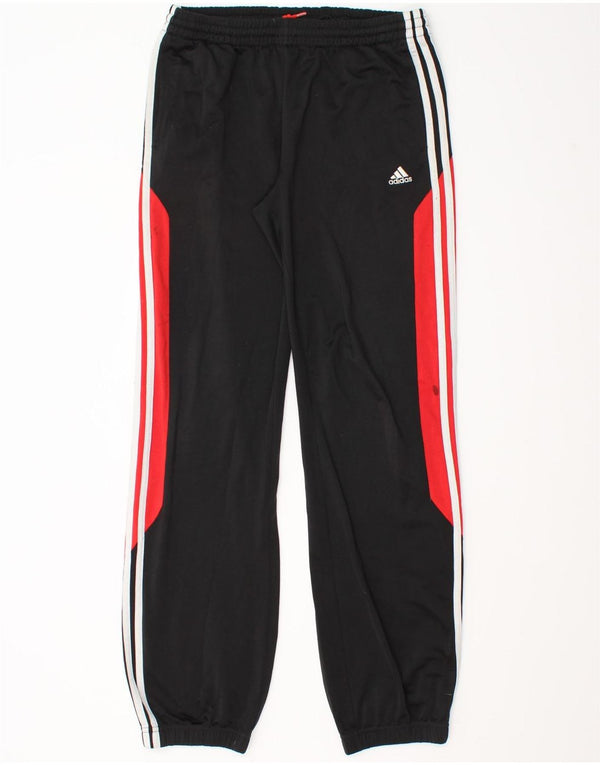 Adidas Jungen-Trainingshose, Jogginghose, 15–16 Jahre, Schwarz, Farbblock
