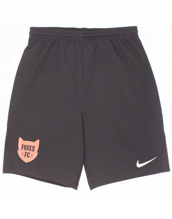 Nike Boys Foxes FC Grafik-Sportshorts, 13–14 Jahre, XL, schwarzes Polyester