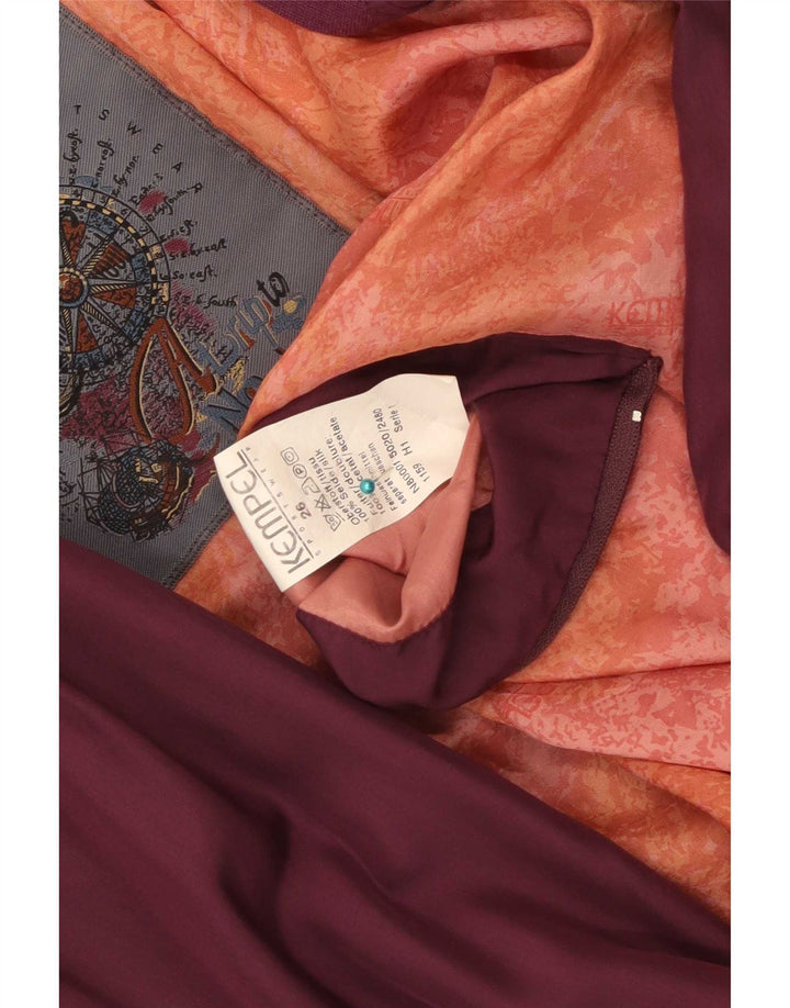 Kempel Herren Bomberjacke UK 42 XL Burgund Seide
