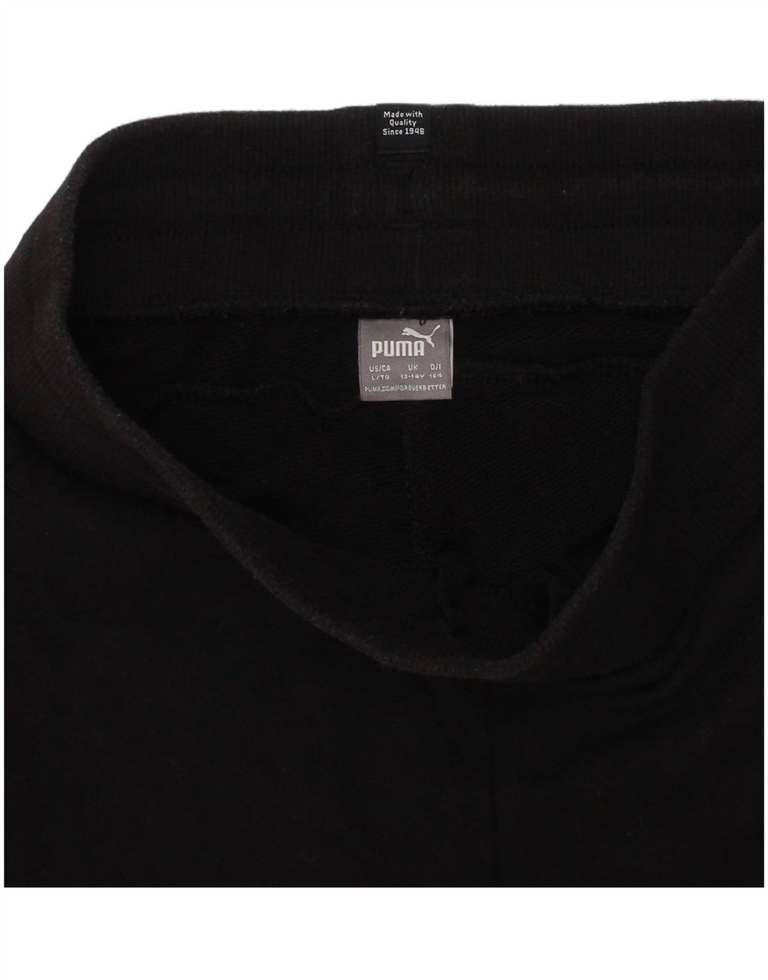 Puma Mädchen Sportshorts 13–14 Jahre, schwarze Baumwolle