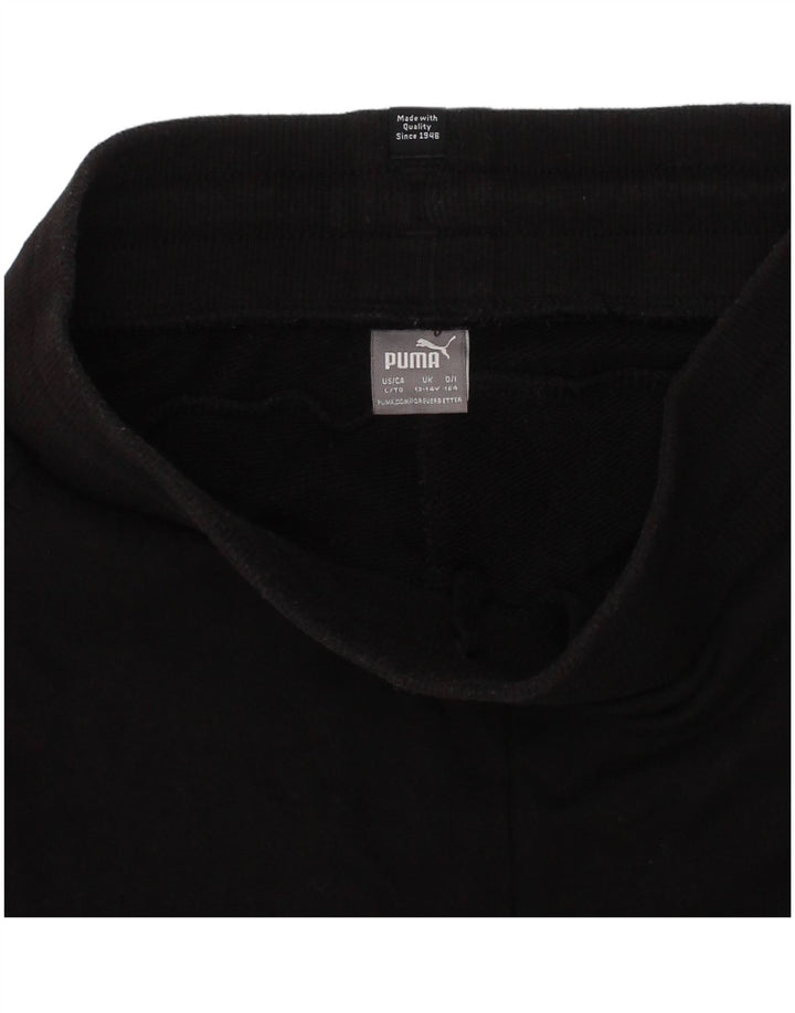 Puma Mädchen Sportshorts 13–14 Jahre, schwarze Baumwolle